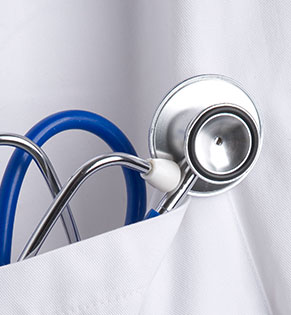 Find A Doctor at Progress West Hospital (photo of a stethoscope)