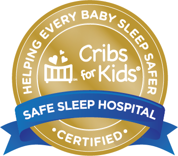Helping Every Baby Sleep Safer - Safe Sleep Hospital - Certified - Gold Badge